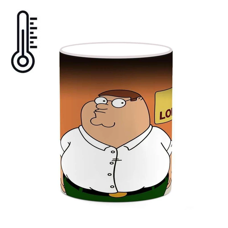 ماگ حرارتی کاکتی مدل کارتون Family Guy کد mgh22596