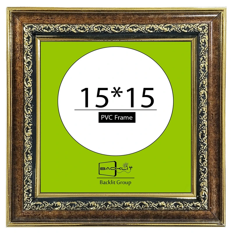 قاب عکس بکلیت مدل گلدار رومیزی سایز 15×15 سانتی متر