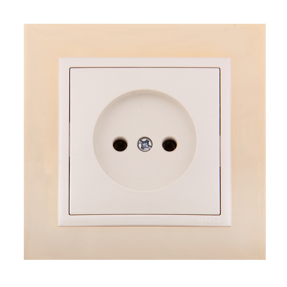 پریز برق ایفاپل مدل LOGUS90 METALLO کد 90910TOP/21121/90621