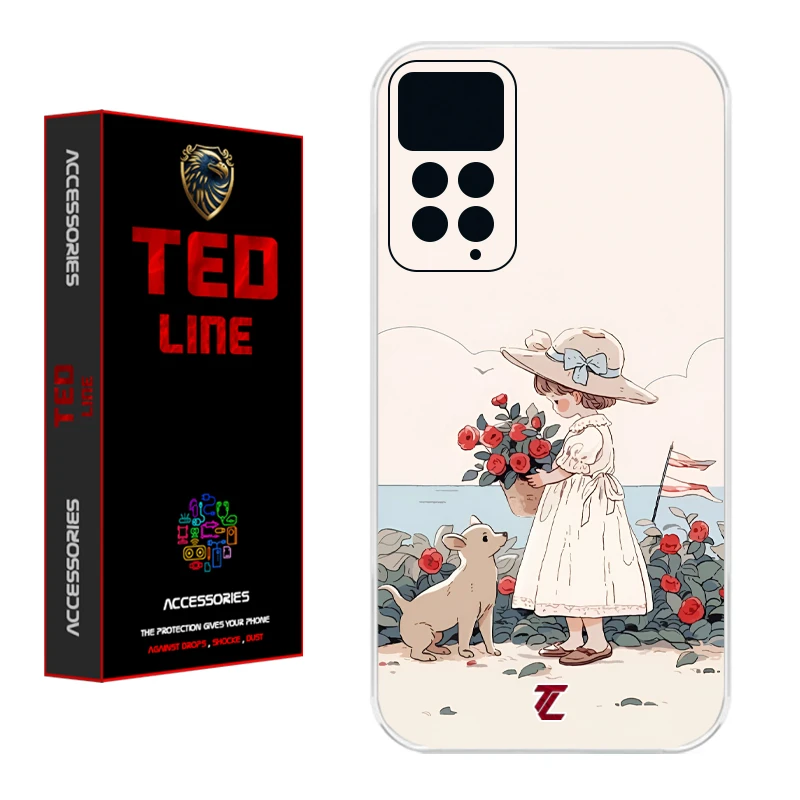 کاور تدلاین طرح دختر کد 1208 مناسب برای گوشی موبایل شیائومی Redmi Note 11 Pro 4G / Note 12 Pro 4G