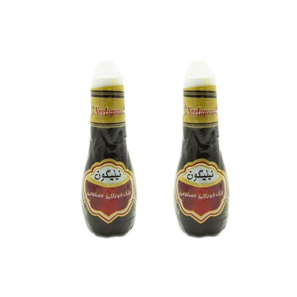 رنگ خوراکی مایع زرد طلایی نیلیگون - 250 گرم بسته دو عددی 