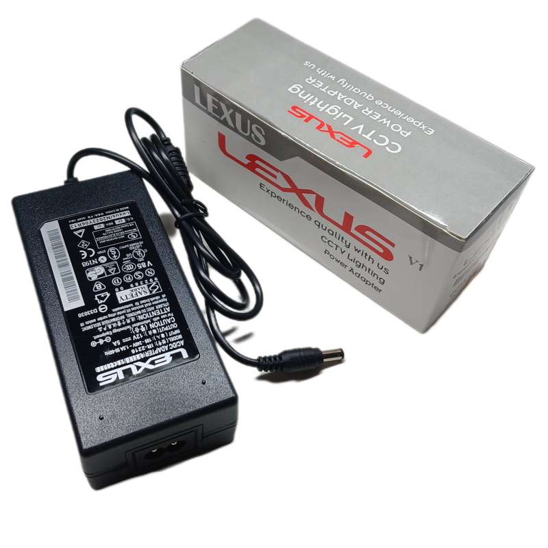 آداپتور 12 ولت 5 آمپر لکسوس مدل IR-2216 آداپتور 12 ولت 5 آمپر لکسوس مدل IR-2216