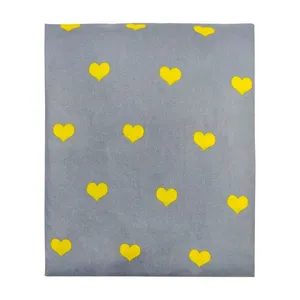ملحفه مدل کشدار طرح قلب سایز 180x200 سانتی متر