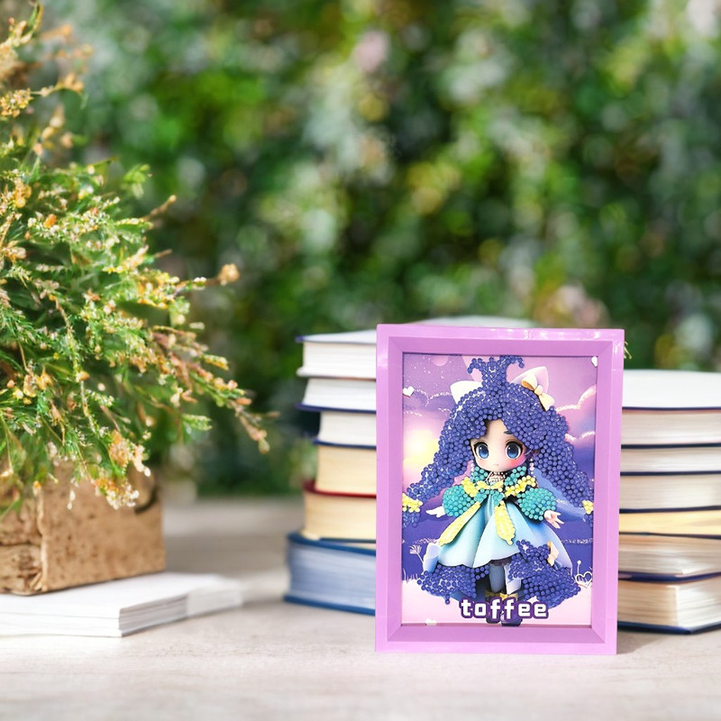 بازی آموزشی مدل نقاشی الماسی فانتزی طرح تافی