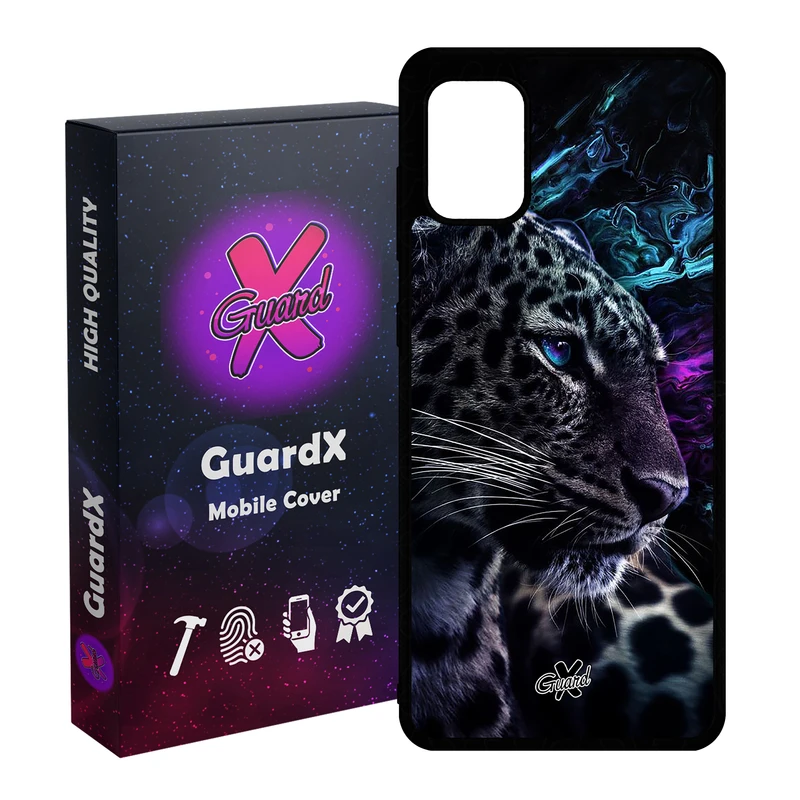 کاور گارد ایکس طرح پلنگ مدل Glass10250 مناسب برای گوشی موبایل سامسونگ Galaxy A31