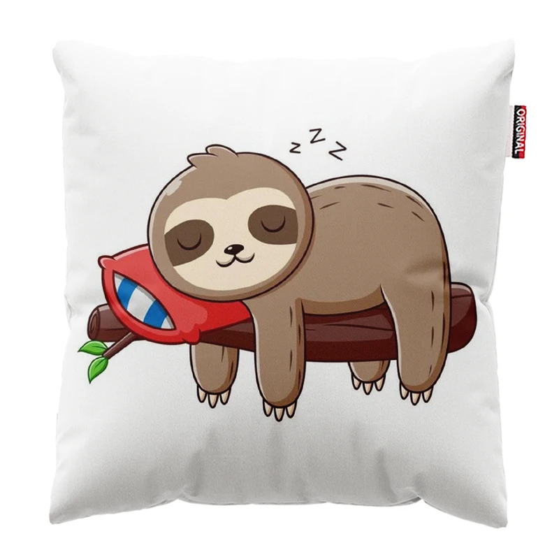 کوسن پاد آفرین مدل تنبل کیوت ناز کد 442 سایز 30*30 سانتی متر