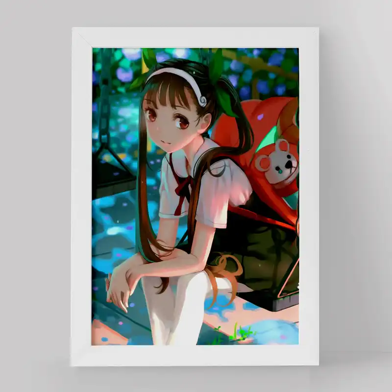 تابلو خندالو مدل مایویی انیمه مونوگاتاری کد 16187