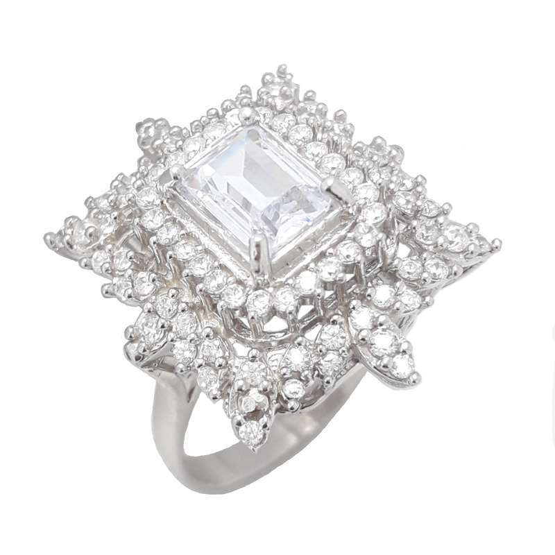 انگشتر نقره زنانه مدل 63