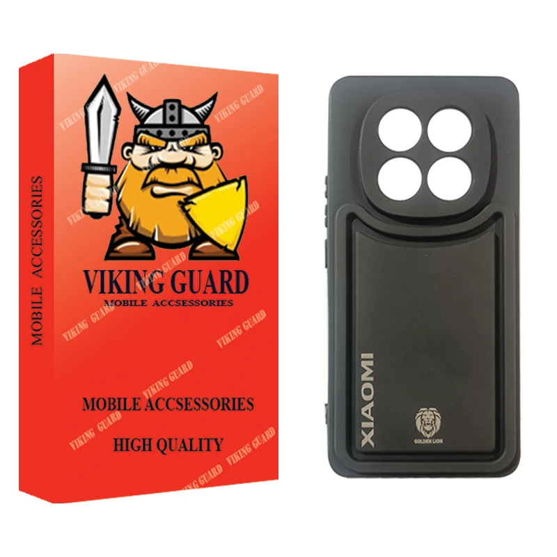 کاور وایکینگ قاب مدل سولدا طرح LION مناسب برای گوشی موبایل شیائومی Redmi Note 14 Pro 4G / 5G / Poco X7