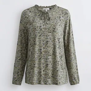 بلوز آستین بلند یقه بندی زنانه ال سی وایکیکی مدل SEP-TEREGIYIM007