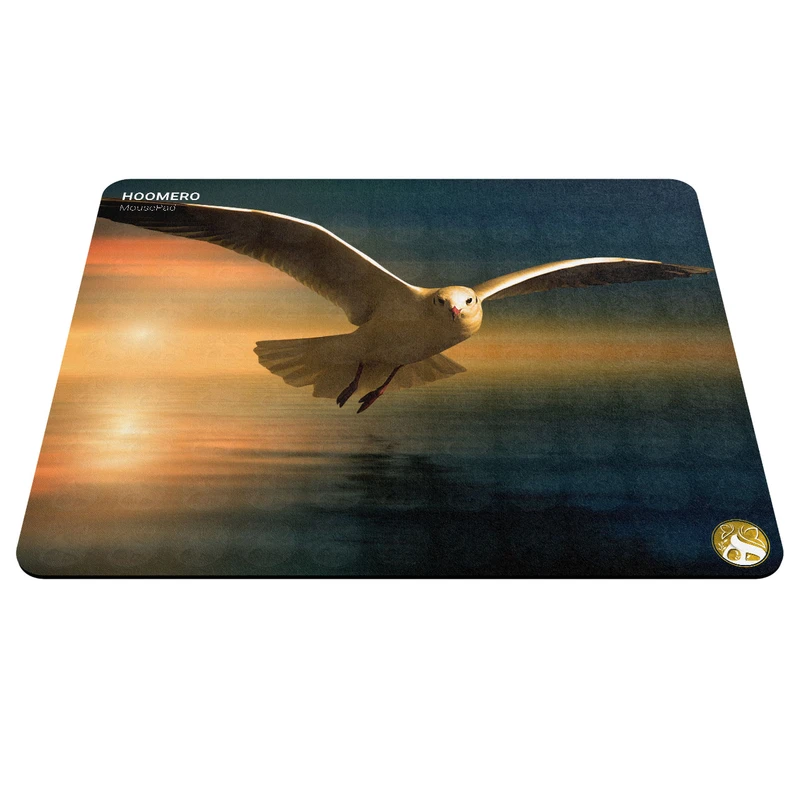 ماوس پد هومرو مدل A3618 طرح غروب دریا و کبوتر