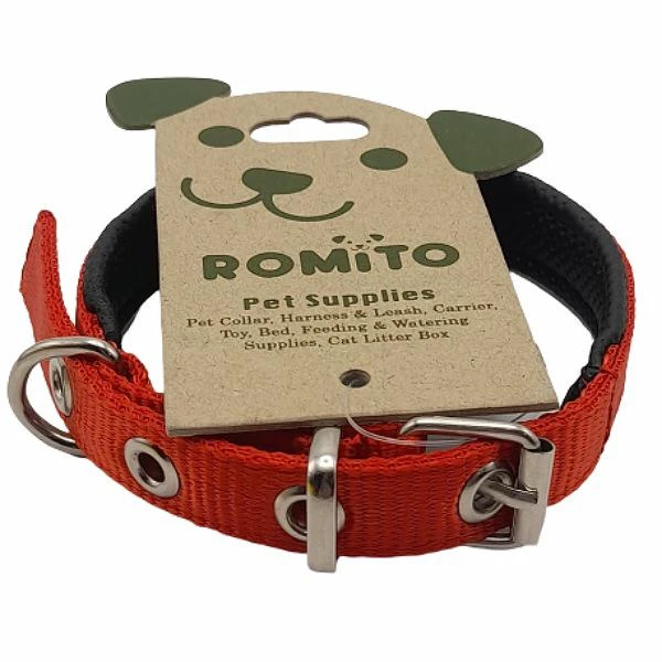 قلاده گردنی سگ و گربه رومیتو طرح برزنتی مدل S40