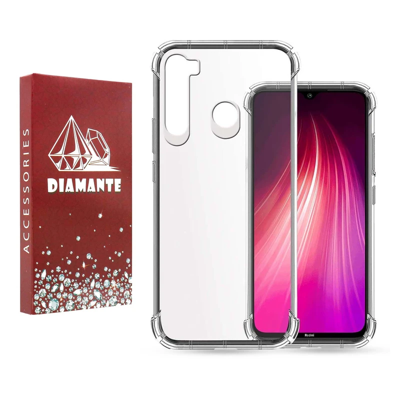 کاور دیامانته مدل ساده مناسب برای گوشی موبایل شیائومی Redmi Note 8T