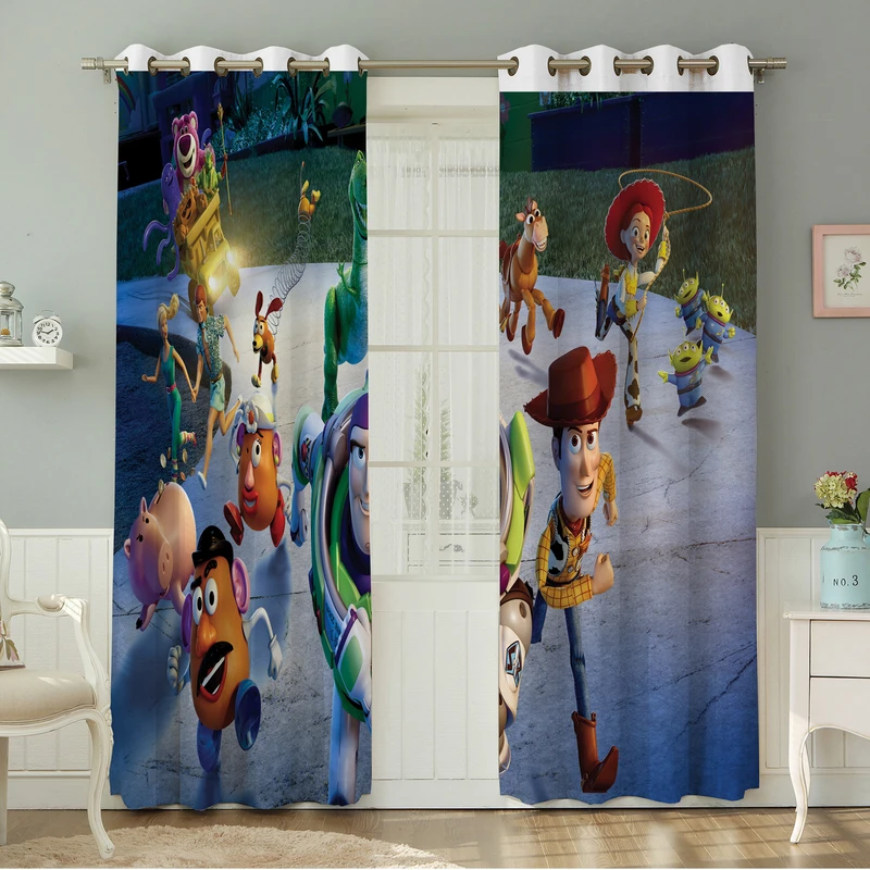 پرده نیروانا طرح  کودک مدل هازان کد 4150 سایز 140×280 سانتی متر