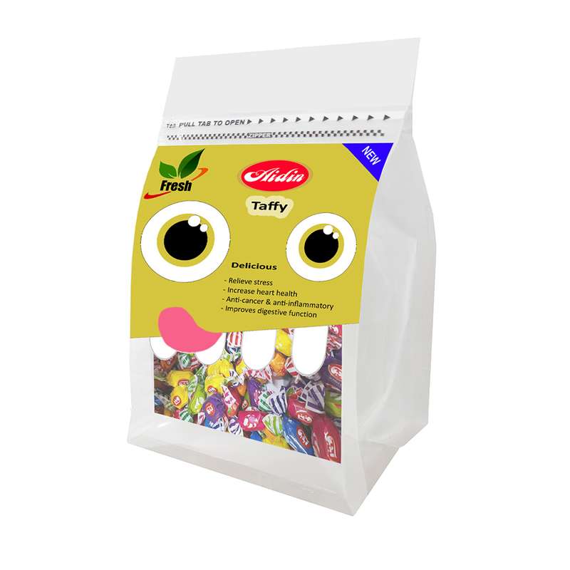 تافی پرچمی میوه ای مغزدار آیدین - 500 گرم