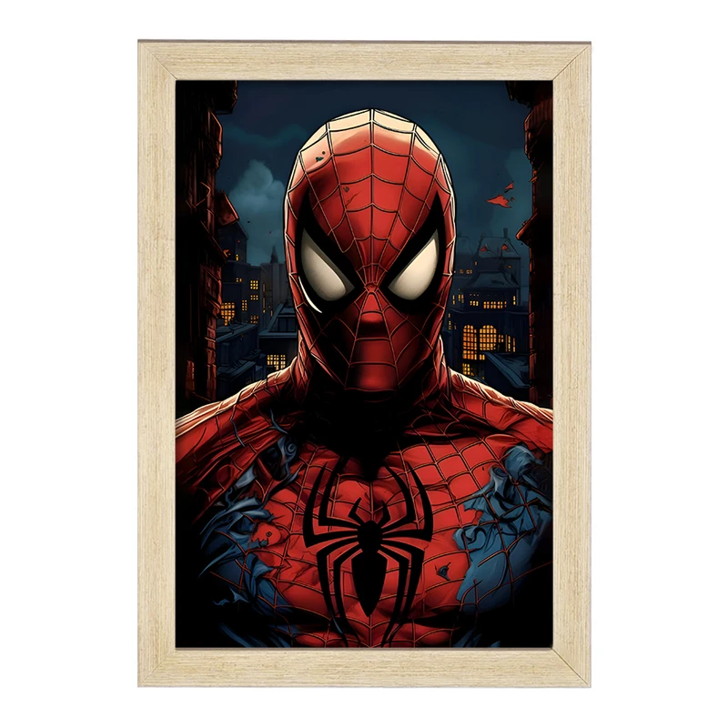 تابلو خندالو مدل مرد عنکبوتی (Spider Man) کد F6929