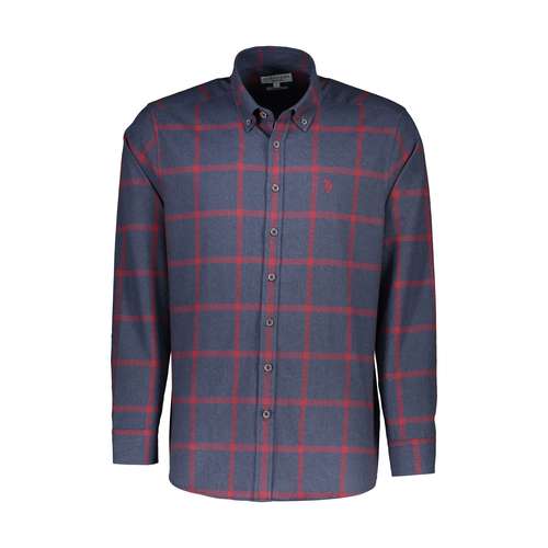 پیراهن آستین بلند مردانه یو اس پولو مدل FIT Regular