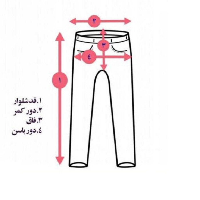 شلوار زنانه کد TW-RK-001