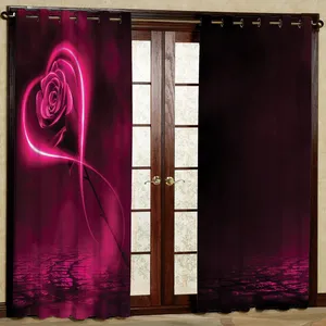 پرده مدل قلب هازان پانچی کد 2310 سایز 140x200 سانتی متر
