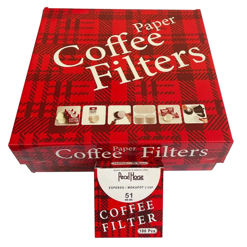 فیلتر قهوه مدل پرل هاورس اسپرسو و موکاپات 30 بسته 100 عددی