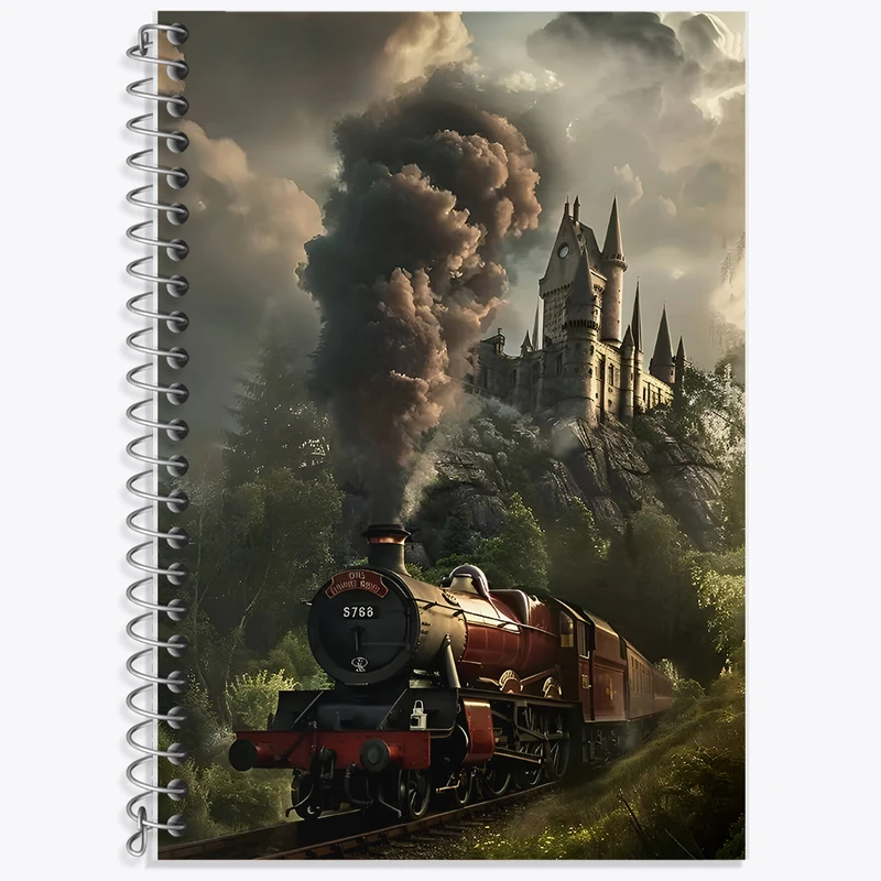 دفتر نت موسیقی 50 برگ خندالو طرح هری پاتر (Harry Potter) کد F6020