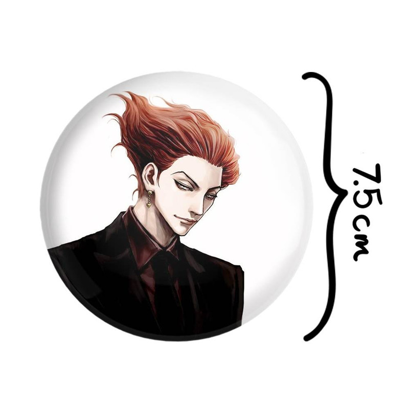 آینه جیبی خندالو مدل هیسوکا جوکر انیمه هانتر ایکس هانتر  Hunter × Hunter  کد 11962