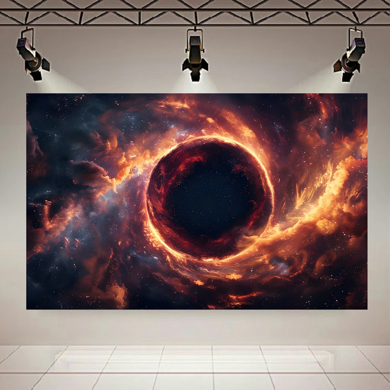  پوستر طرح مخمل سیاهچاله مدل برانگیخته کد AR302656