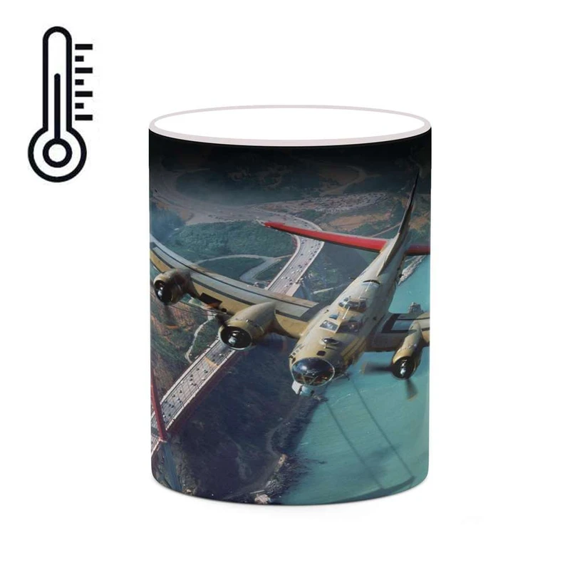 ماگ حرارتی کاکتی مدل هواپیمای جنگنده کد mgh20401