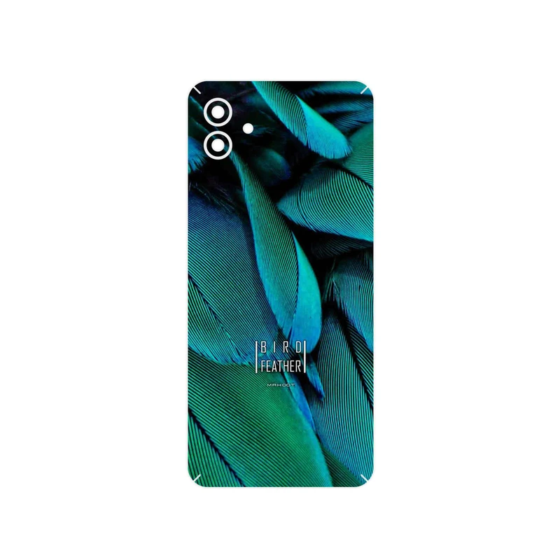 برچسب پوششی ماهوت مدل Green Feather مناسب برای گوشی موبایل سامسونگ Galaxy A04