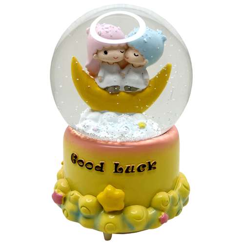گوی موزیکال مدل پمپی Love طرح GOOD LUCK کد PA11