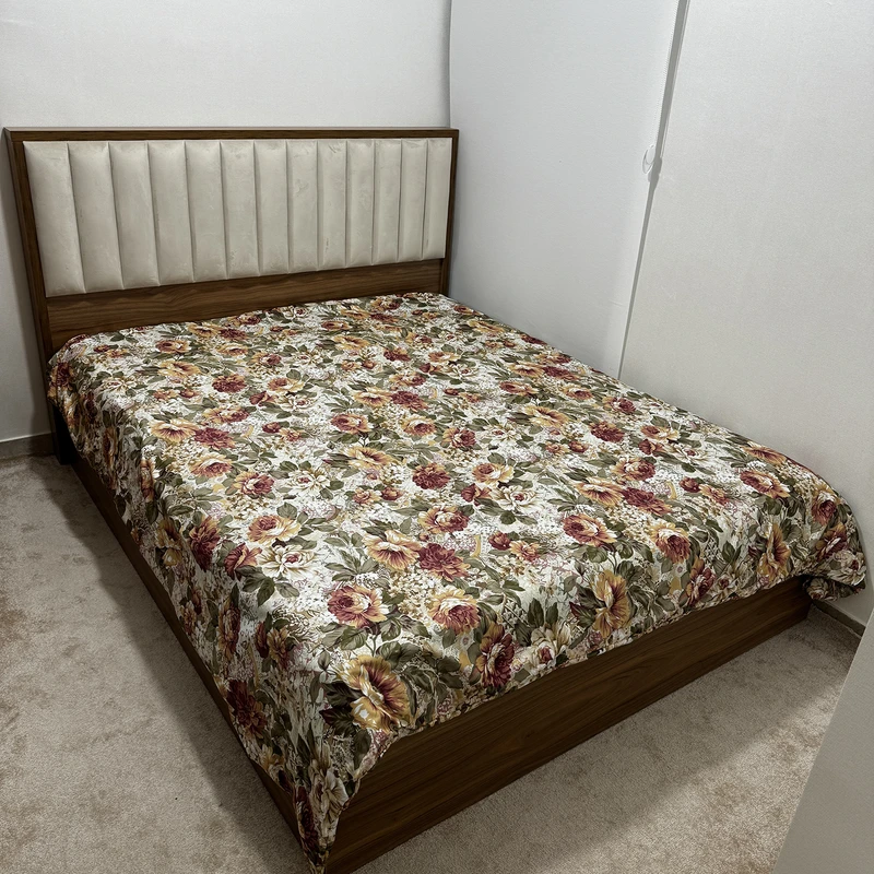 کاور لحاف ناتوسا مدل گلدن رز دو نفره سایز 220x240 سانتی متر