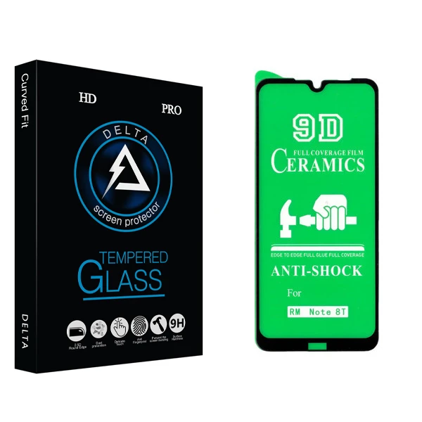 محافظ صفحه نمایش سرامیکی دلتا مدل Fit مناسب برای گوشی موبایل شیائومی Redmi Note 8T