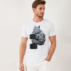 تی شرت آستین کوتاه مردانه مدل بدنسازی کد BA65 s
