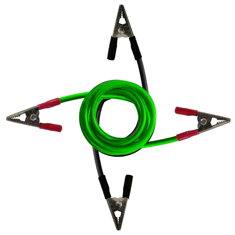 کابل اتصال باطری به باطری خودرو مدل Plus 950A-8m مجموعه 2 عددی