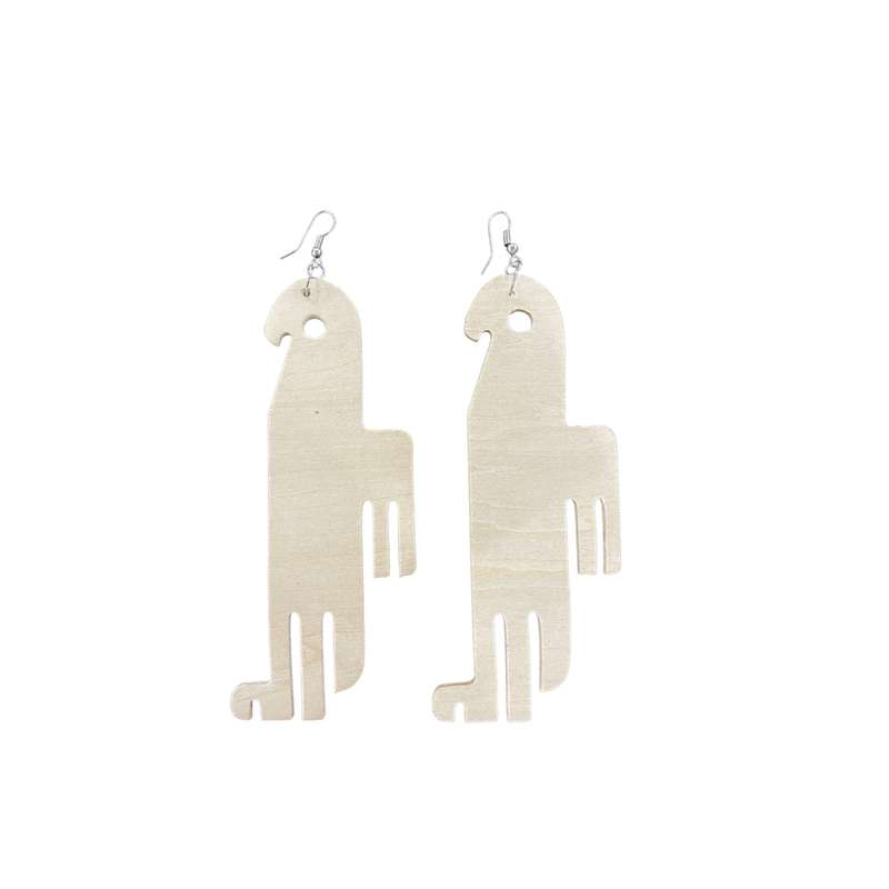 گوشواره دخترانه مدل چوب کد M121