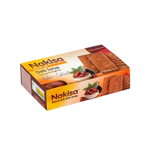 بیسکوییت با طعم شیره خرما نکیسا - 300 گرم بسته 12 عددی
