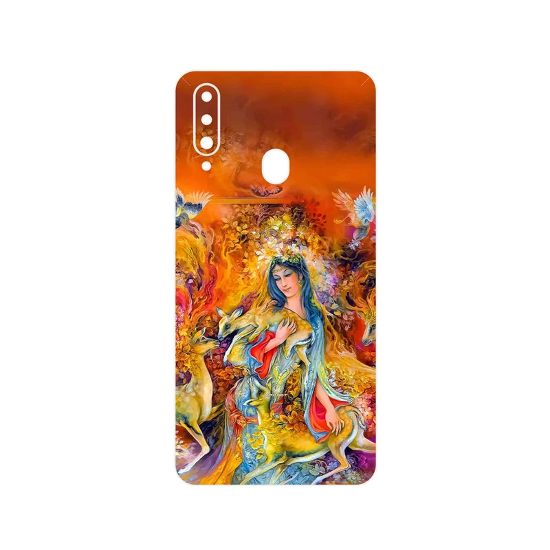 برچسب پوششی ماهوت مدل Persian miniature 2 مناسب برای گوشی موبایل سامسونگ Galaxy A20s