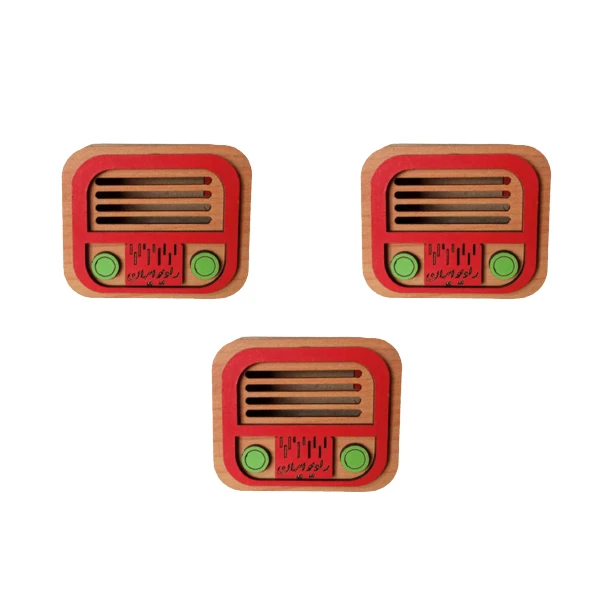 ماکت دکوری مدل رادیو کد 003 بسته 3 عددی