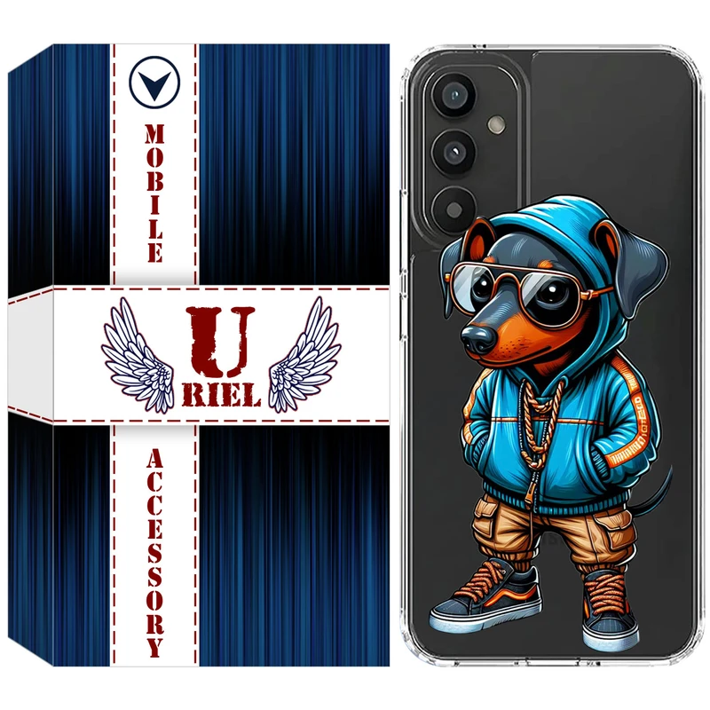 کاور یوریل مدل Clear کد 49 طرح سگ مناسب برای گوشی موبایل سامسونگ Galaxy M23 / F23 / M13 4G