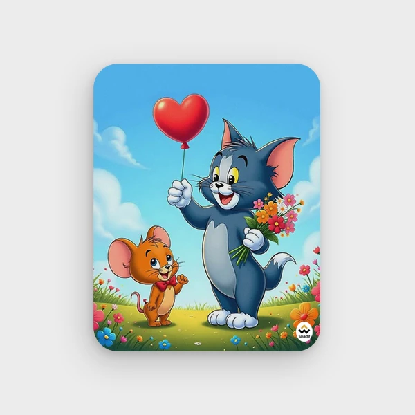 ماوس پد شادیت مدل تام و جری کد01 سایز 24*19