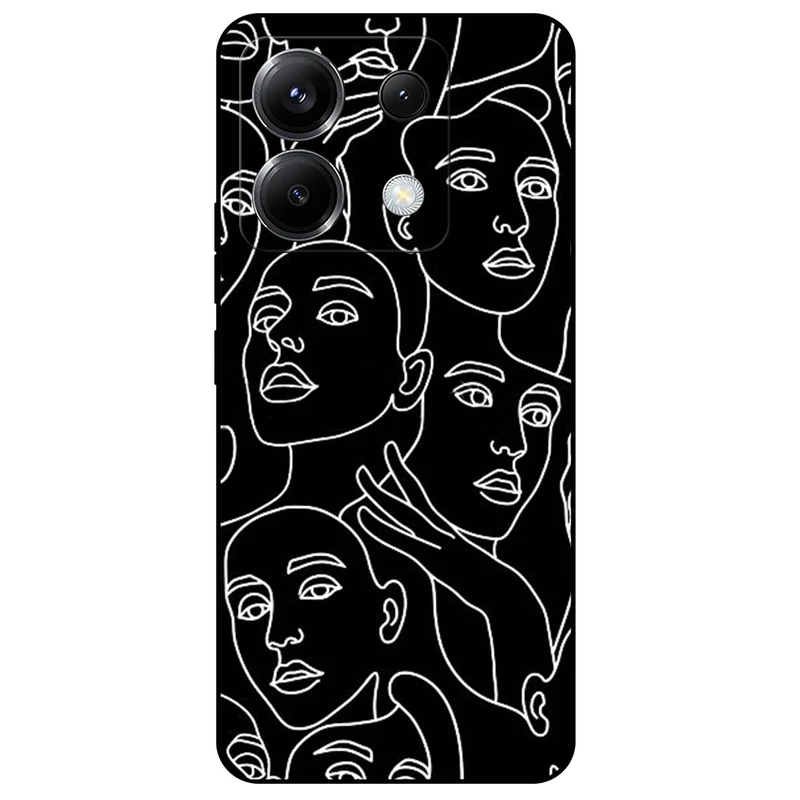 کاور مگافون طرح دخترانه مدل 7762 مناسب برای گوشی موبایل شیائومی Redmi Note 13 Pro 5G