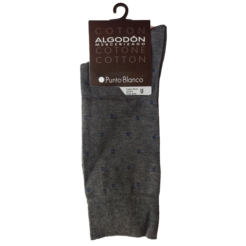 جوراب مردانه پونتو بلانکو مدل کتان مرسرایزد 657-10-74710