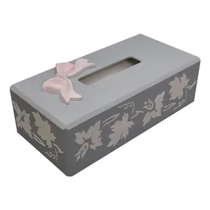 جعبه دستمال کاغذی مدل طرح برگ کد SR-46