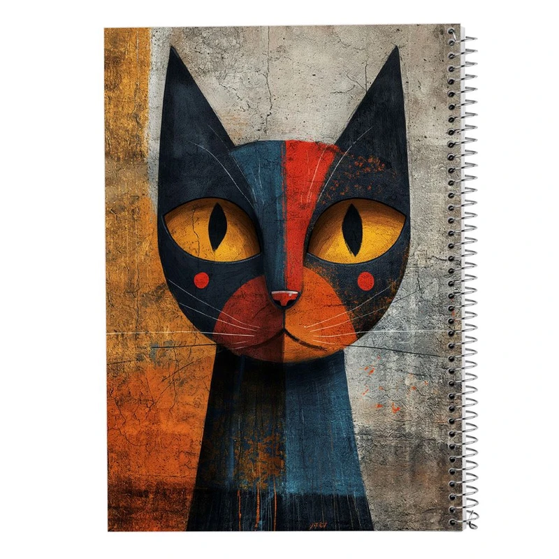 دفتر ژورنال نویسی 50 برگ مدوپد مدل نقطه ای طرح موجودات فانتزی کد DF16844