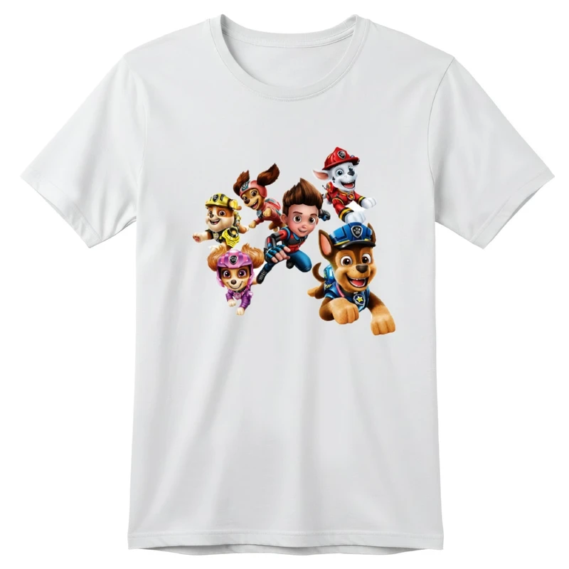 تی‌شرت آستین کوتاه بچگانه مدل سگ نگهبان کد v6 