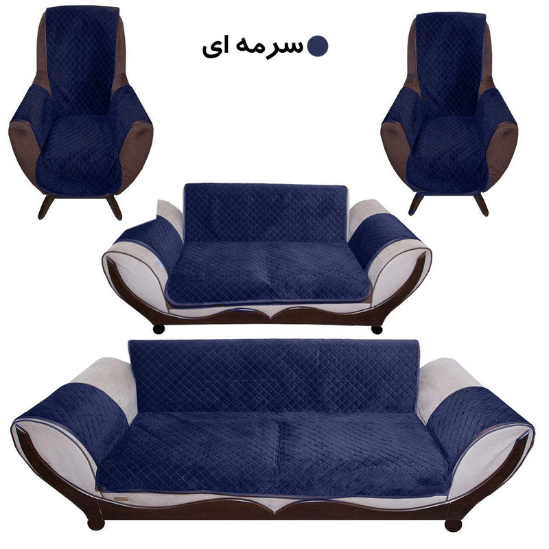 کاور مبلمان 7 نفره سندس مدل گلوری کد F124