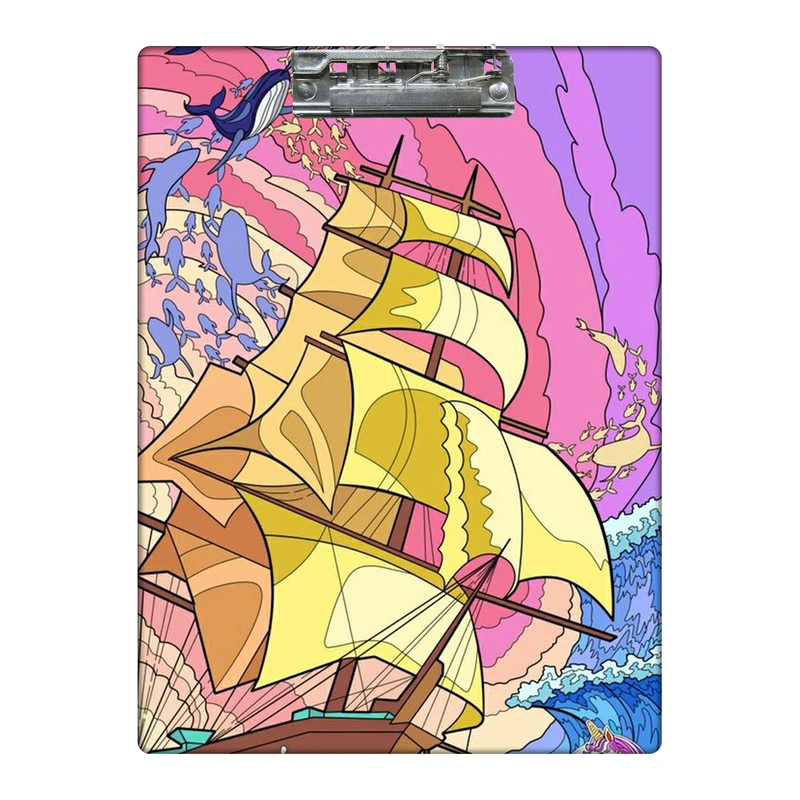 تخته شاسی طرح تصویر سازی کشتی کد 5656579 سایز A4