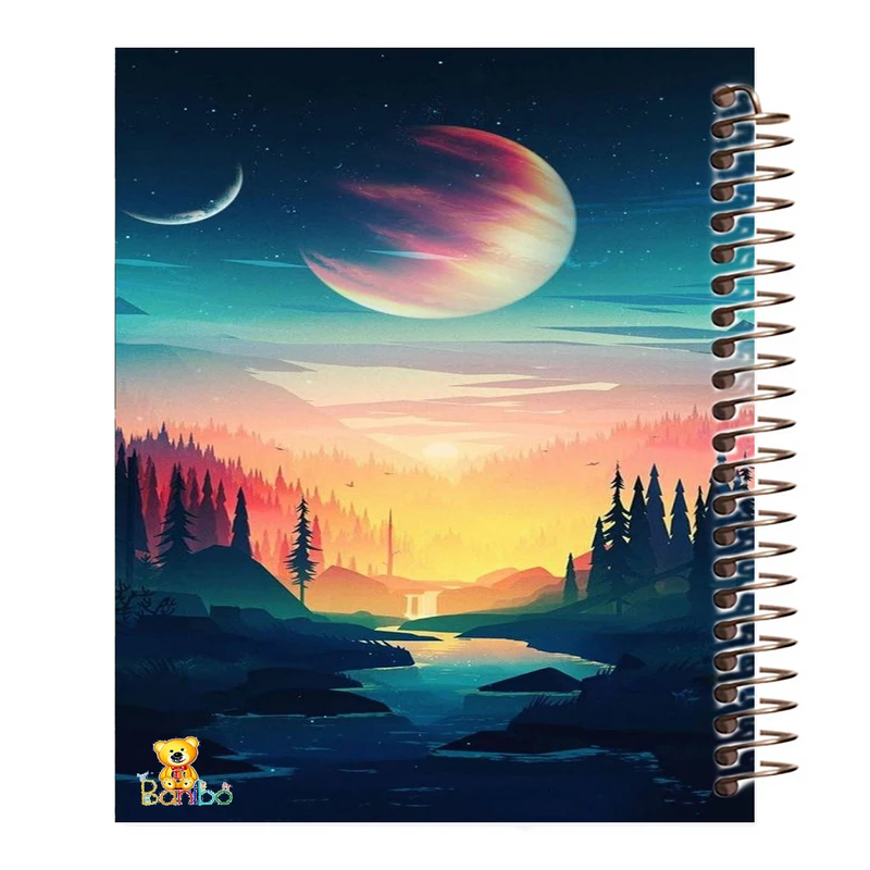 دفتر نقاشی 50 برگ بانیبو مدل رودخانه کد 297