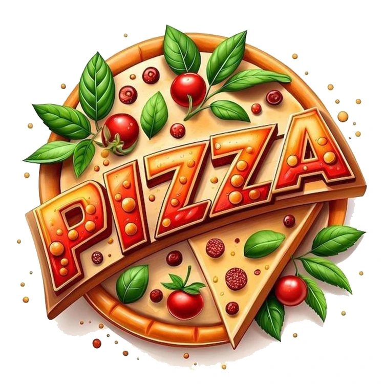 استیکر پارچه و لباس پاد آفرین مدل پیتزا کد 2828