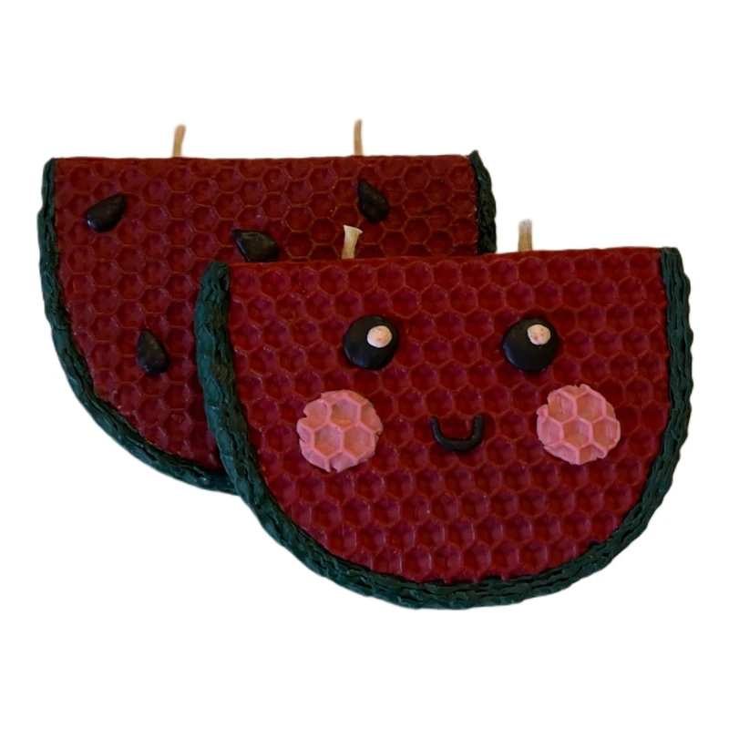 شمع بیزوکس دست ساز بدون بو مدل هنوانه یلدایی زمان اتمام ۱۲ ساعت بسته دو عددی